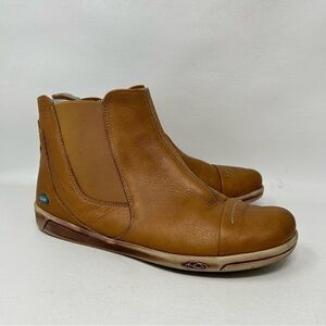 CLOUD Womens Agda Tan Leather Chelsea Boots EUR 39